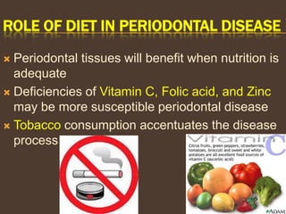Diet, health oral health | PPTX
