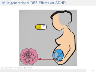 Multigenerational DES Eﬀects on ADHD
by Iordanis Kioumourtzoglou, @iq artwork
12
 