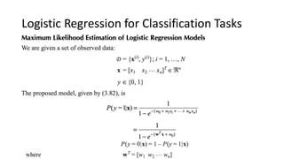 Logistic Regression for Classification Tasks
 