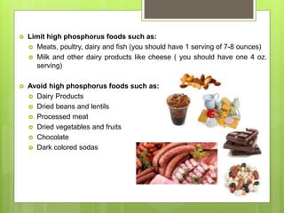 Diet in kidney disease patients | PPT