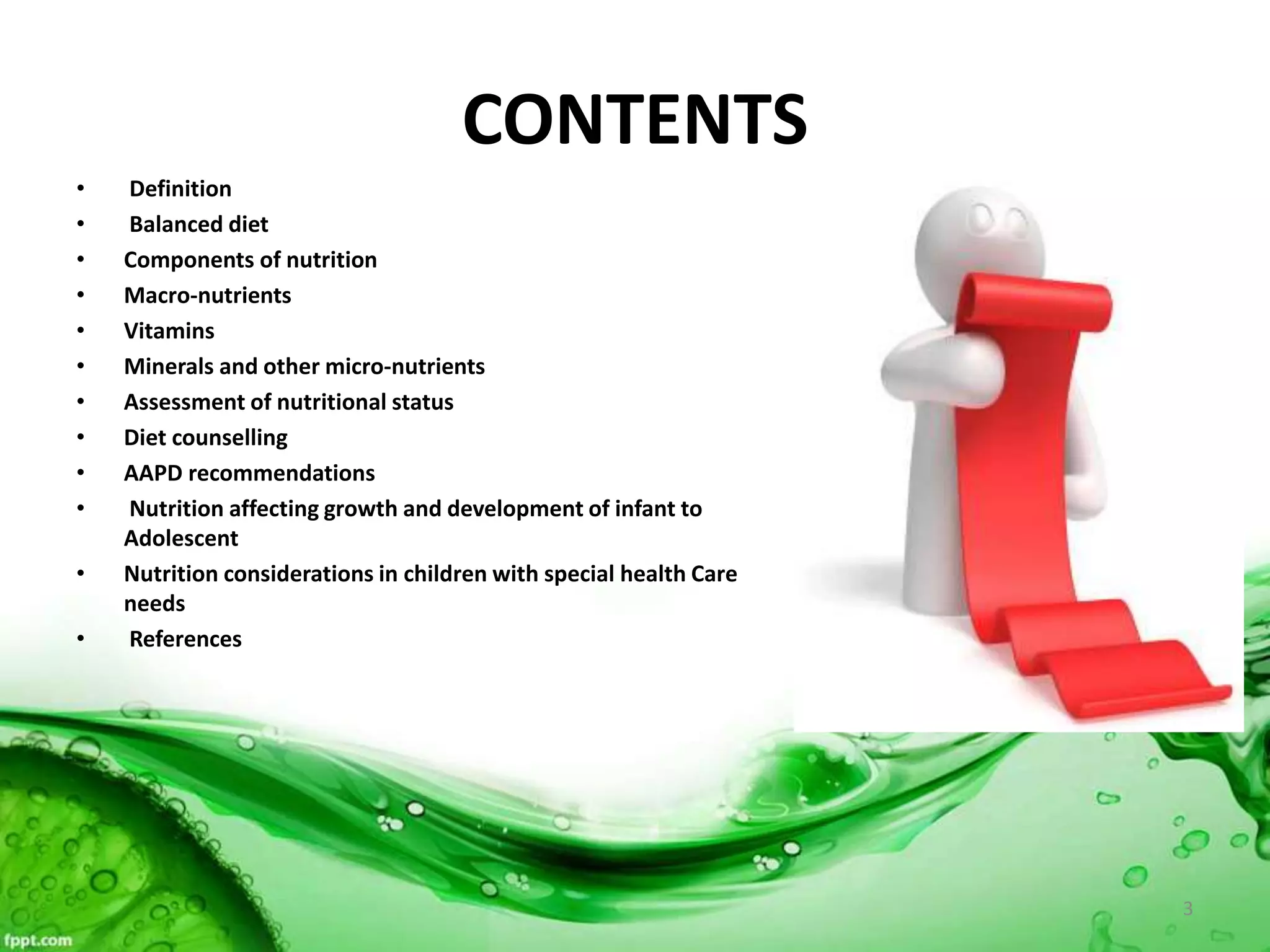 Diet & nutrition | PPTX