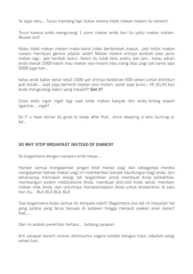 Diet ocd sehat alami ala deddy corbuzier cepat sukses