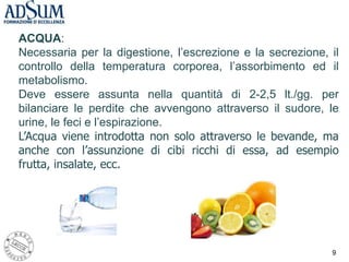 Corso OSS - Dietologia | PPSX