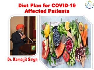 Diet Plan for COVID-19
Affected Patients
 