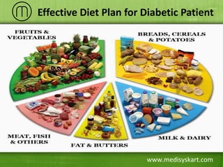 www.medisyskart.com
Effective Diet Plan for Diabetic Patient
 
