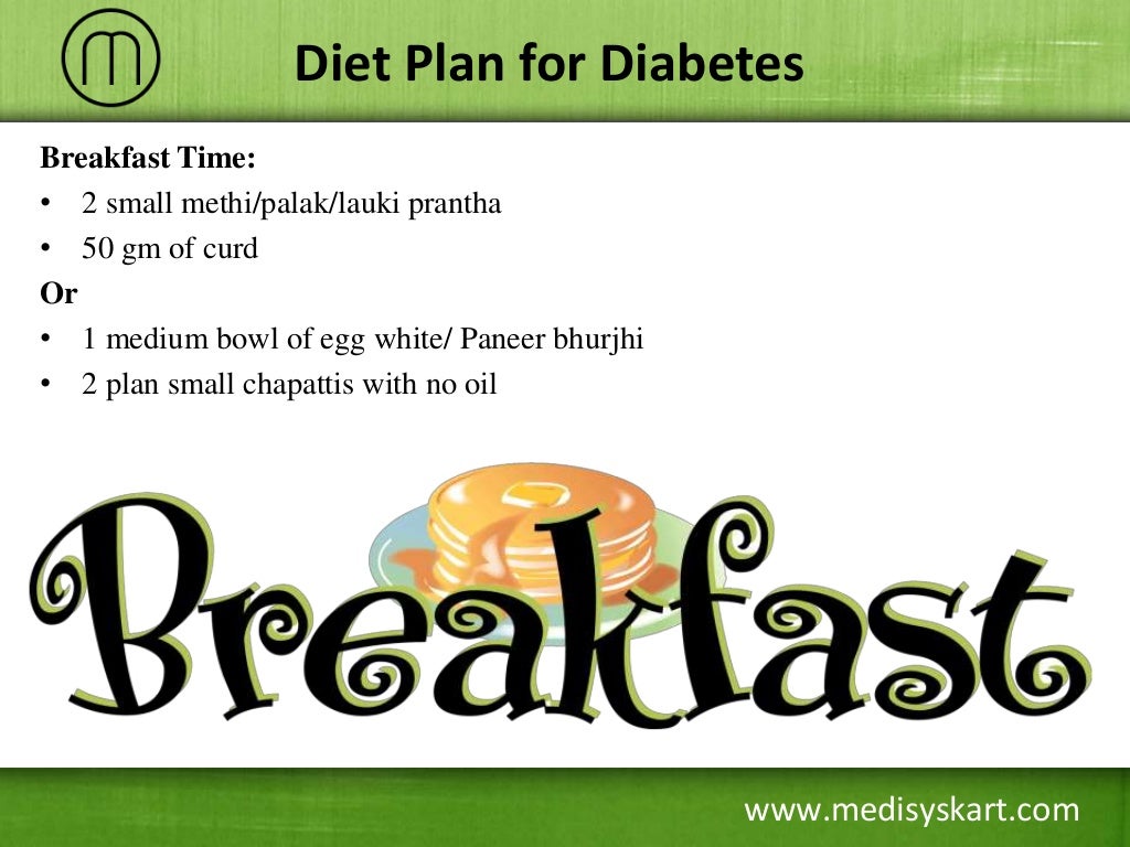 Effective Diet plan for diabetic patient