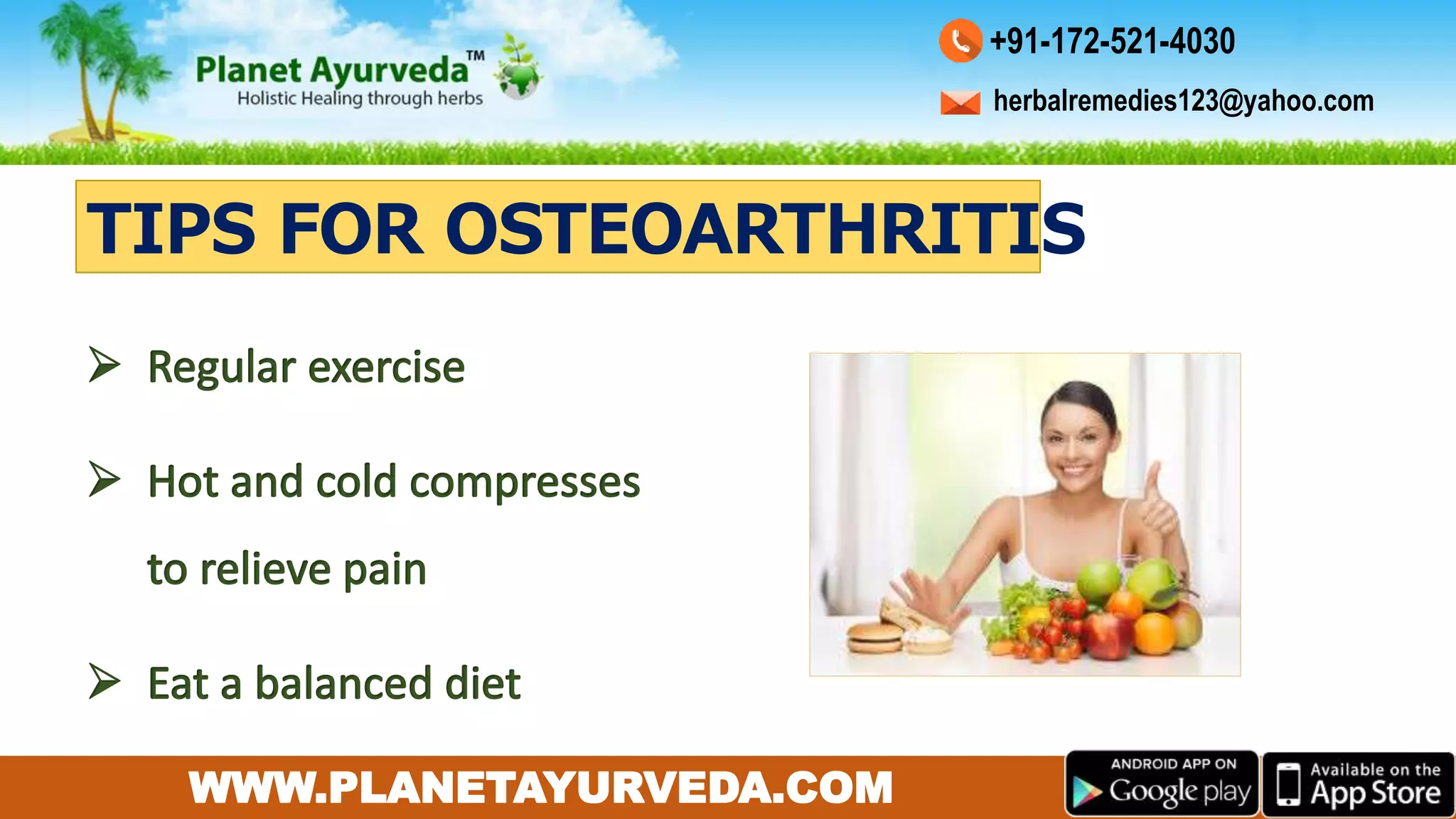Diet Chart for Osteoarthritis Foods To Avoid & PPT