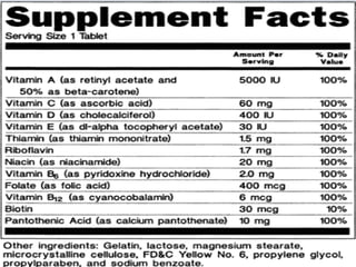 Are dietary supplement serving sizes standardized or
are there restrictions on the amount of a nutrient that
can be in one...