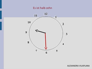 Es ist halb zehn
•
ALEXANDRA VILAPLANA
 
