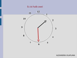 Es ist halb zwei
•
ALEXANDRA VILAPLANA
 