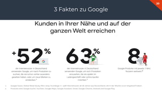 20
3 Fakten zu Google
 