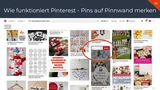 73
Wie funktioniert Pinterest - Pins auf Pinnwand merken
 