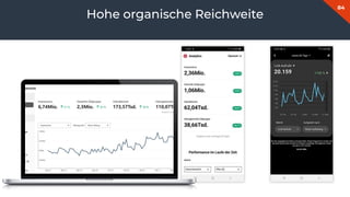 84
Hohe organische Reichweite
 