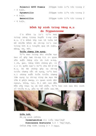 Điều trị bệnh trên heo | DOC