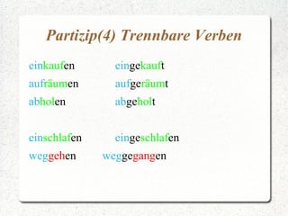 Partizip(2): Verben mit “-ieren” telefonier en ->  telefonier t 