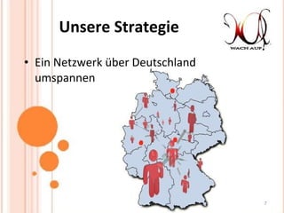 U nsere Strategie Ein Netzwerk über Deutschland umspannen 