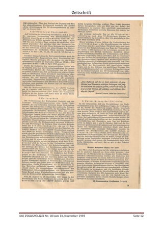 Zeitschrift
DIE VOLKSPOLIZEI Nr. 18 vom 10. November 1949 Seite 12
 