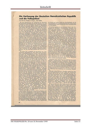 Zeitschrift
DIE VOLKSPOLIZEI Nr. 18 vom 10. November 1949 Seite 13
 