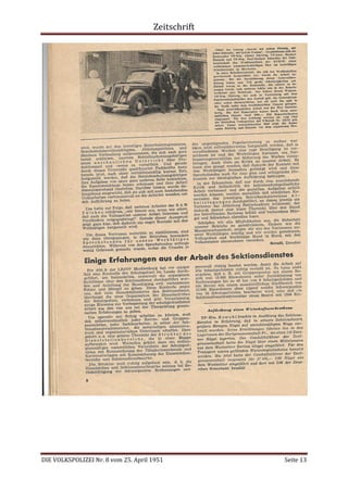 Zeitschrift
DIE VOLKSPOLIZEI Nr. 8 vom 25. April 1951 Seite 13
 