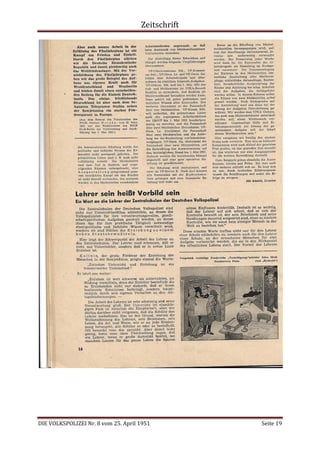 Zeitschrift
DIE VOLKSPOLIZEI Nr. 8 vom 25. April 1951 Seite 19
 