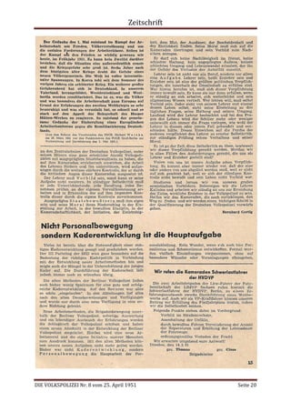 Zeitschrift
DIE VOLKSPOLIZEI Nr. 8 vom 25. April 1951 Seite 20
 