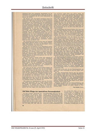 Zeitschrift
DIE VOLKSPOLIZEI Nr. 8 vom 25. April 1951 Seite 21
 