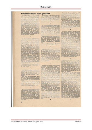 Zeitschrift
DIE VOLKSPOLIZEI Nr. 8 vom 25. April 1951 Seite 23
 