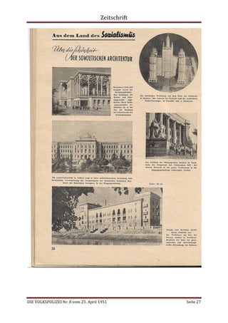 Zeitschrift
DIE VOLKSPOLIZEI Nr. 8 vom 25. April 1951 Seite 27
 