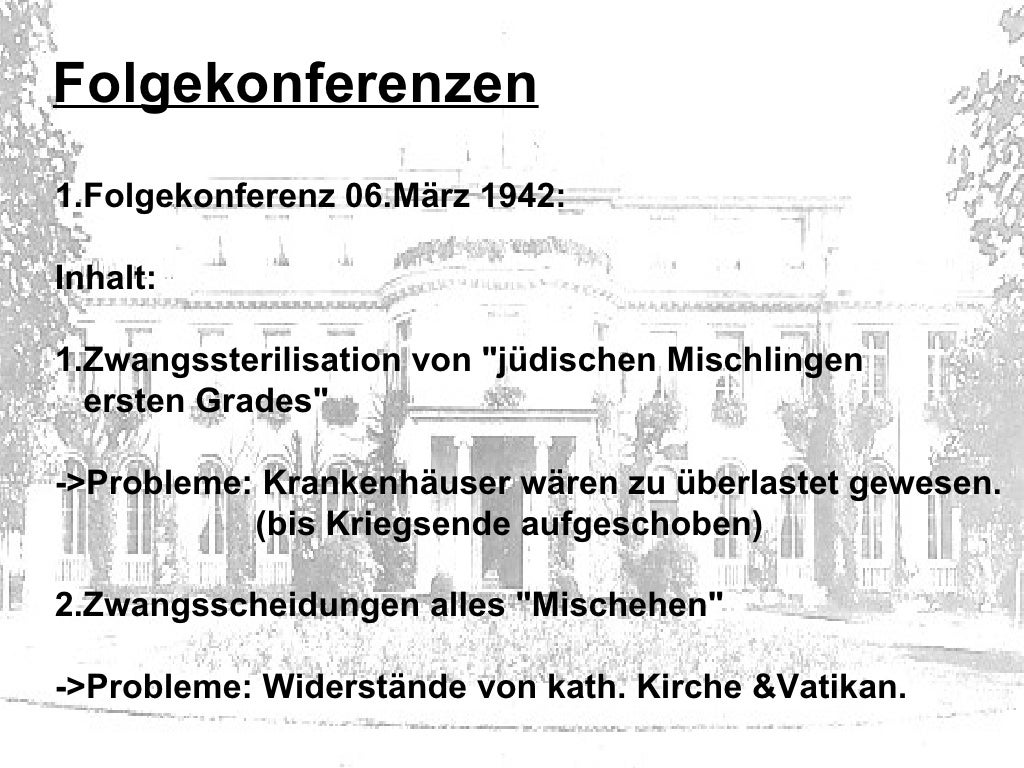 Die wannseekonferenz