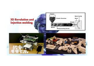 3D Revolution and
Injection molding
 