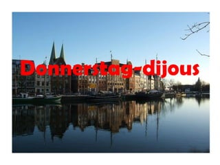 Donnerstag-dijous