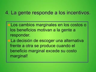 Diez principios de la economía según mankiw | PPT