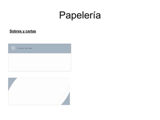 PapeleríaSobres y cartas
