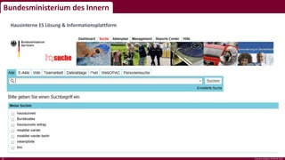 Bundesministerium des Innern
Hausinterne ES Lösung & Informationsplattform
interface projects GmbH © 201520
 