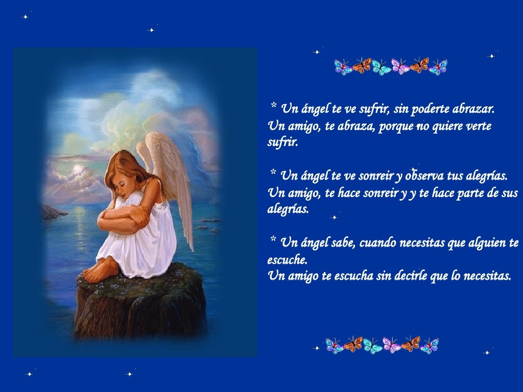 Diferencia entre un Angel y un Amigo