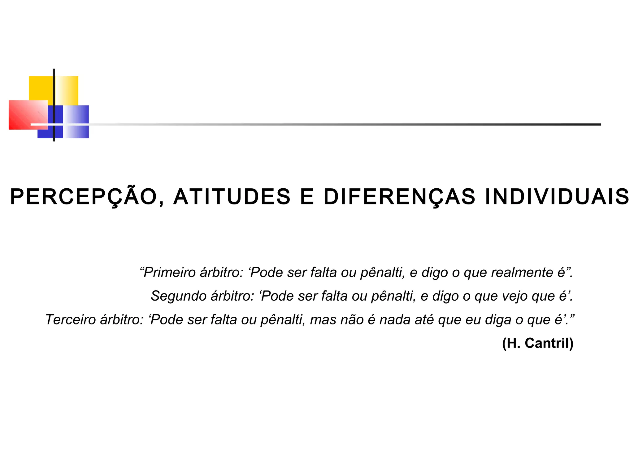 Diferencas individuais | PPT
