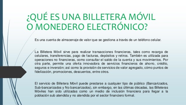 como recargar billetera movil