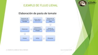 lunes, 24 de marzo de 2014LA PACIENCIA ES LA MADRE DE TODAS LAS VIRTUDES. 3
EJEMPLO DE FLUJO LIENAL
 