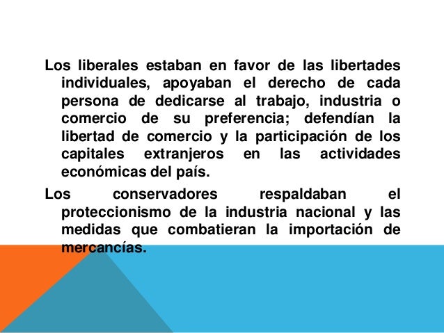 Diferencia entre liberales y conservadores