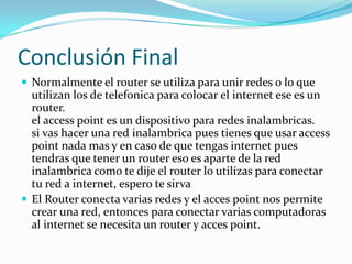 Diferencia de router y access point hotsell