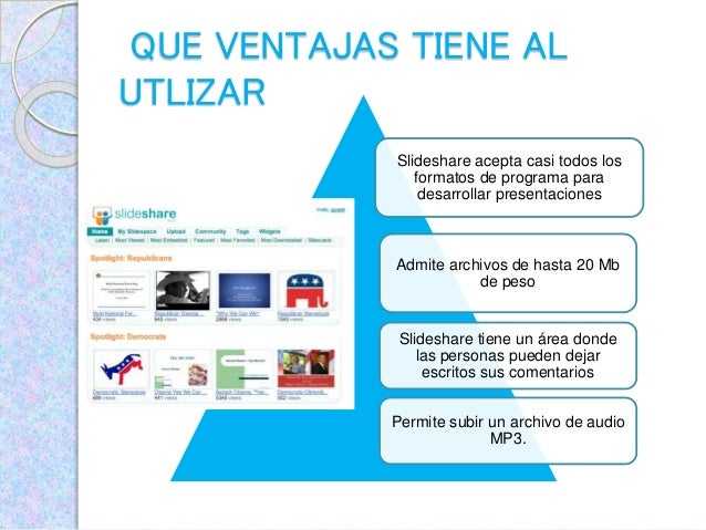 Resultado de imagen de slideshare ventajas