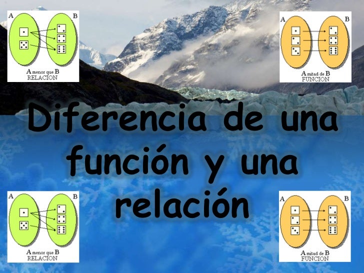 Diferencia entre una función y una relación