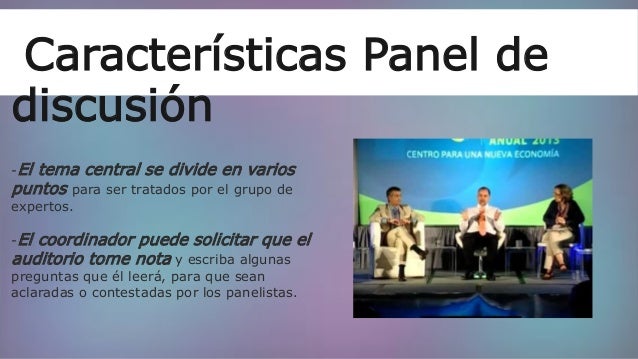 Diferencias de panel y debate