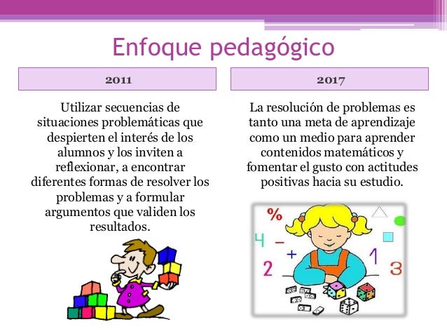Diferencias entre el plan 2011 y 2017 Matemáticas