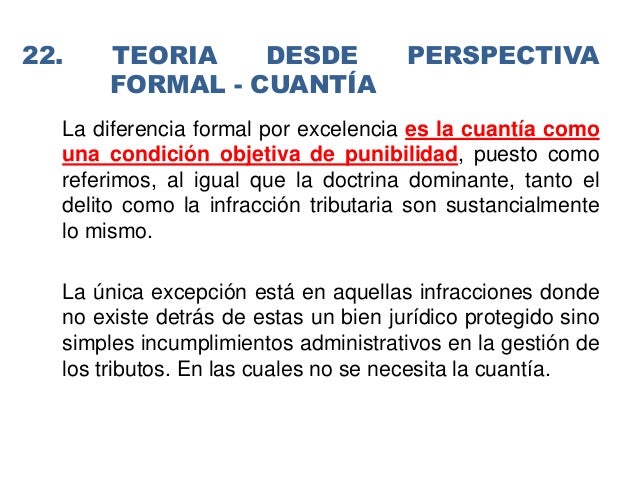 Diferencias entre infraccion y delito tributario daniel