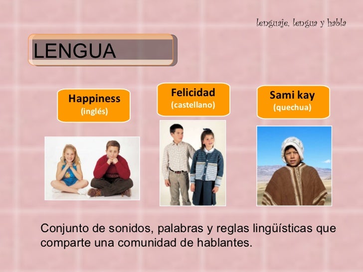 Diferencias entre lenguaje lengua y habla