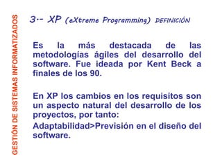 Diferencias entre scrum y xp | PDF