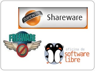 Diferencias entre shareware, freeware y software | PPTX