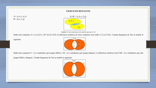 Diferencia simetrica | PPTX