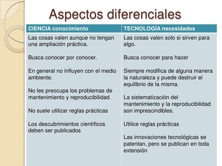 Aspectos diferenciales<br />